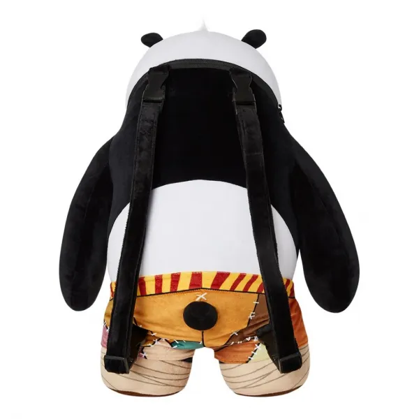 Mochila Oso Sprayground Kung Fu Panda Money Bear vista trasera
