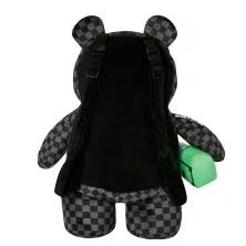 Mochila oso Sprayground global mogul money bear vista trasera