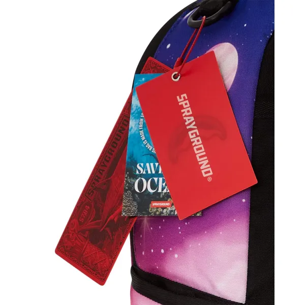 Mochila Sprayground Rainbow Stars etiqueta