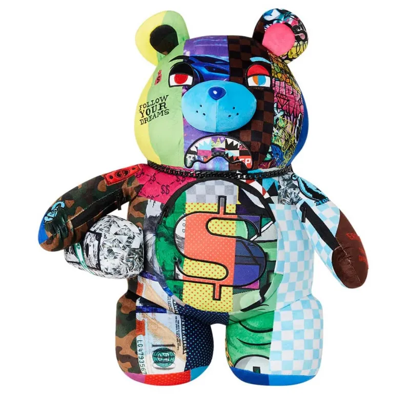 Mochila Oso Sprayground Wonderful Mind Bear frontal