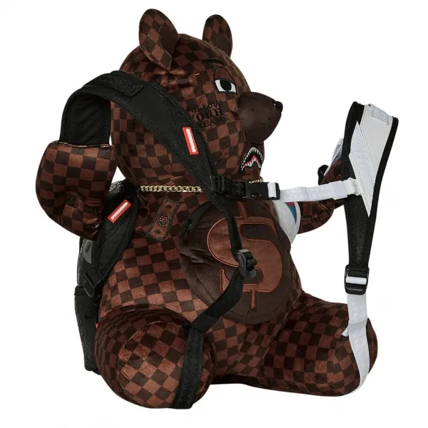 Mochila Oso Sprayground Bear Wearing Backpack lateral