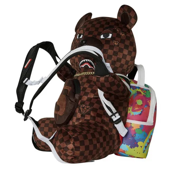 Mochila Oso Sprayground Bear Wearing Backpack lateral 2