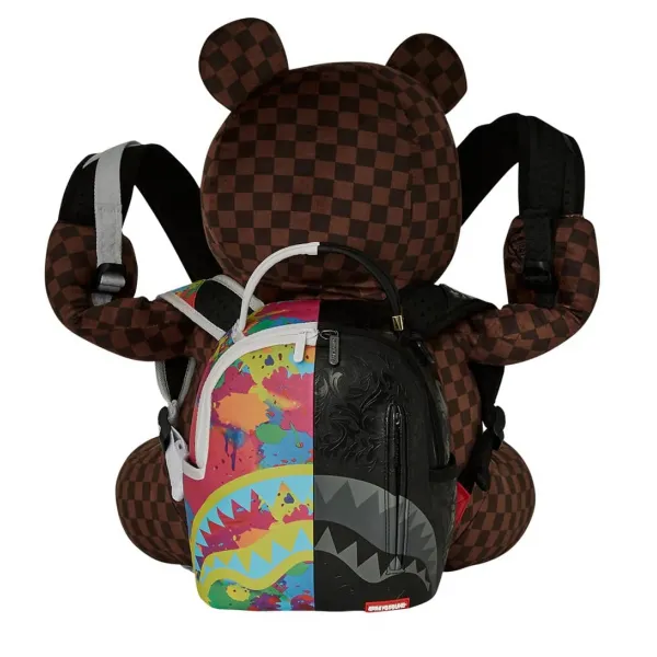 Mochila Oso Sprayground Bear Wearing Backpack espalda