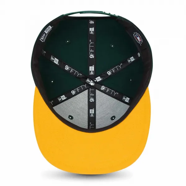 Gorra Oakland Athletics MLB 9Fifty New Era verde detalle