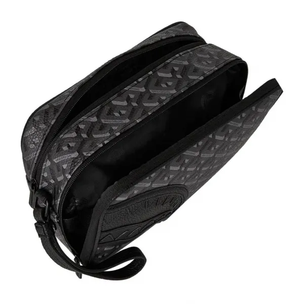 Estuche de Mano Sprayground 3DSG Blackout vista interior