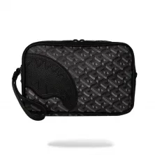 Estuche de Mano Sprayground 3DSG Blackout vista lateral