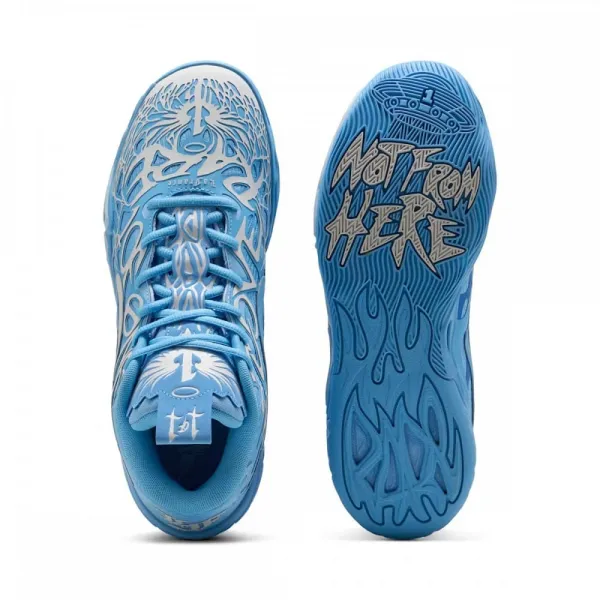 Zapatillas baloncesto Puma MB.04 La Francé en azul aérea