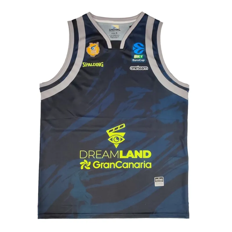 Camiseta Baloncesto Gran Canaria Eurocup en azul