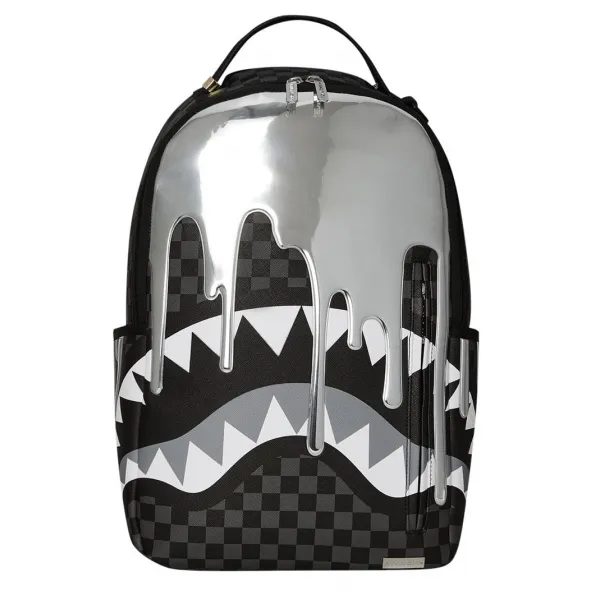Mochila de moda Sprayground Metallic Drips principal