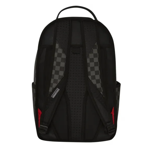 Mochila de moda Sprayground Metallic Drips trasera