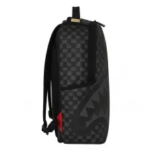 Mochila Sprayground Hangover Drip Check negra lateral