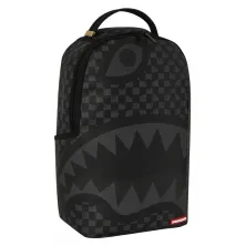 Mochila Sprayground Hangover Drip Check negra lateral 1