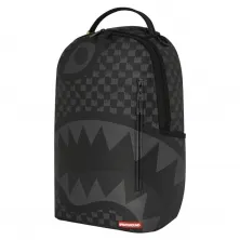 Mochila Sprayground Hangover Drip Check negra lateral 2