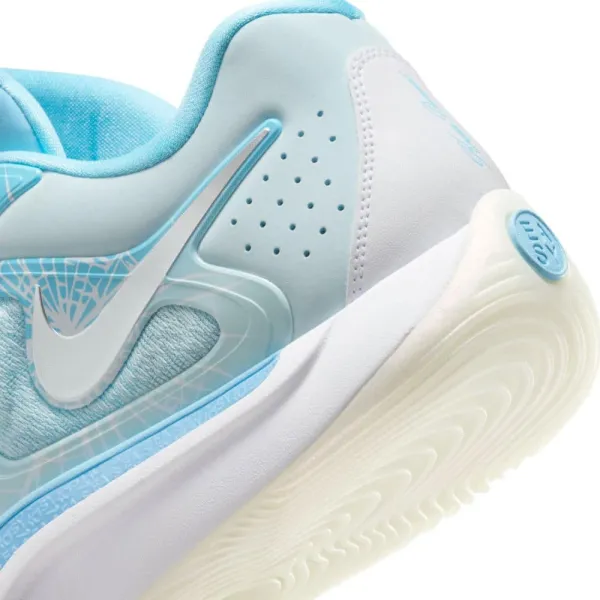 Zapatillas Nike KD 17 Christmas en azul detalle 2