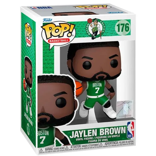 Funko Pop Jaylen Brown con Boston Celtics 176 caja Funko Pop Jaylen Brown con Boston Celtics 176 caja