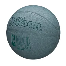 Balón de baloncesto Wilson NBA DRV Pro Eco color menta vista lateral