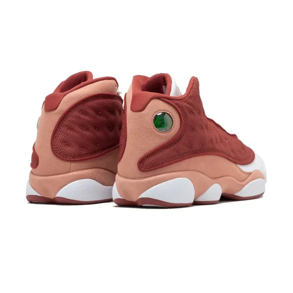 Zapatillas baloncesto Air Jordan 13 retro Dune Red, vista talón