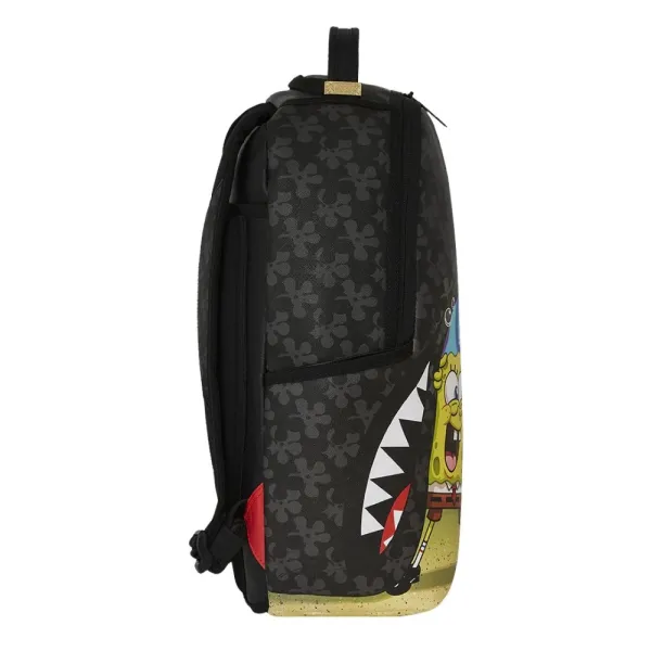 Nueva mochila Sprayground de Bob Esponja y Patricio ,lateral