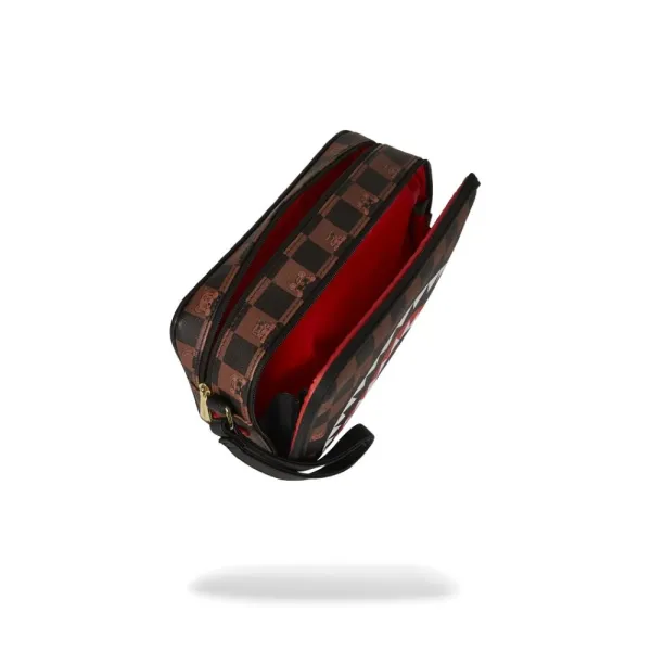 Neceser bolso de mano Sprayground Peeking Character Check, interior