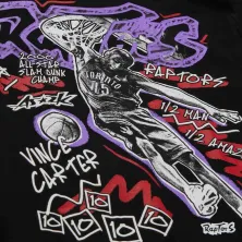 Camiseta manga corta de algodon Vince Carter NBA Chalked Up Raptors, detalle