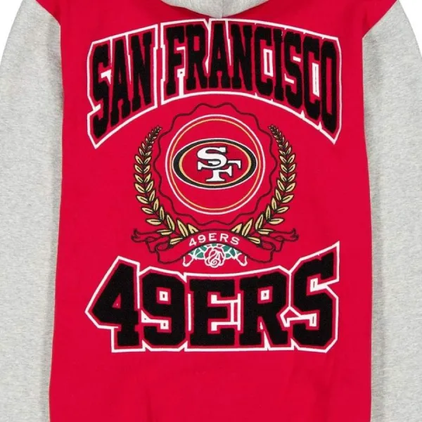 Chaqueta MLB San Francisco 49ers retro, detalle