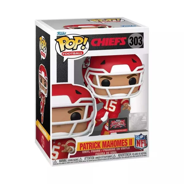 Figura Funko Pop Patrick Mahomes II Kansas City Chiefs NFL Legends ,caja