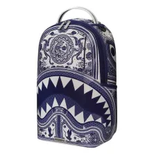 Mochila 1Off Bags Blue White de Sprayground lateral