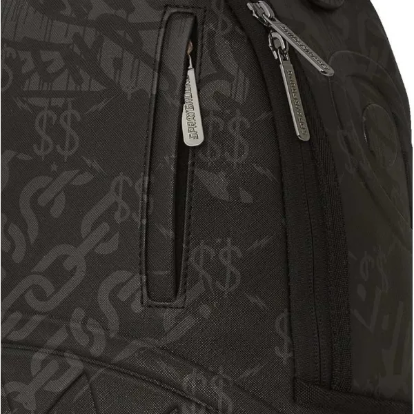 Sprayground mochila 3AM Check en negro detalle cremallera
