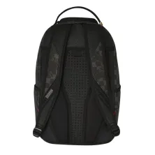 Sprayground mochila 3AM Check en negro vista trasera