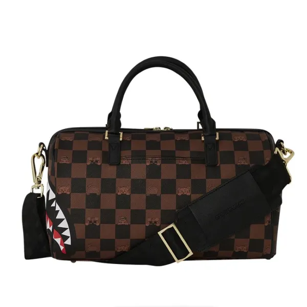 Bolso de viaje Sprayground, Duffle Peeking Character Check, reves