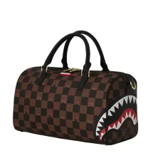 Bolso de viaje Sprayground, Duffle Peeking Character Check, vista frontal