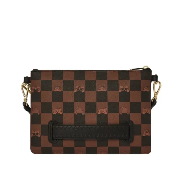 Neceser Sprayground Peeking Character Check vista trasera
