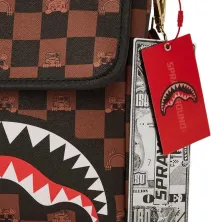 Bolso Bandolera Sprayground Peeking Character Check detalle