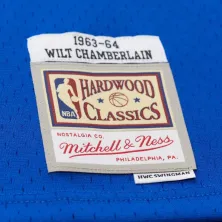 Camiseta Wilt Chamberlain San Francisco Warriors Retro Swingman, detalle