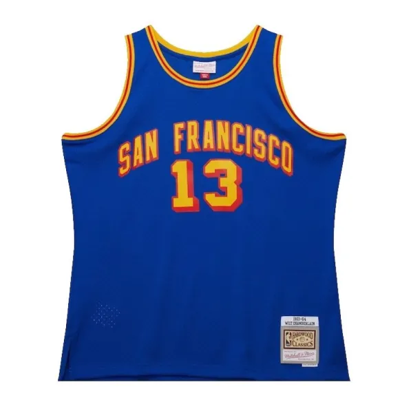 Camiseta Wilt Chamberlain San Francisco Warriors Retro Swingman