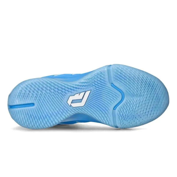 Zapatillas de baloncesto Adidas Dame 9 azules, vista suela