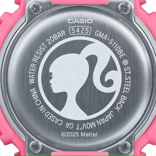 G-Shock x Barbie tapa trasera