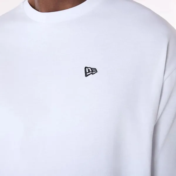 Camiseta MLB Graphic Oversized blanca logo pequeño