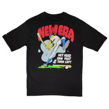 Camiseta MLB Graphic Oversized negra principal