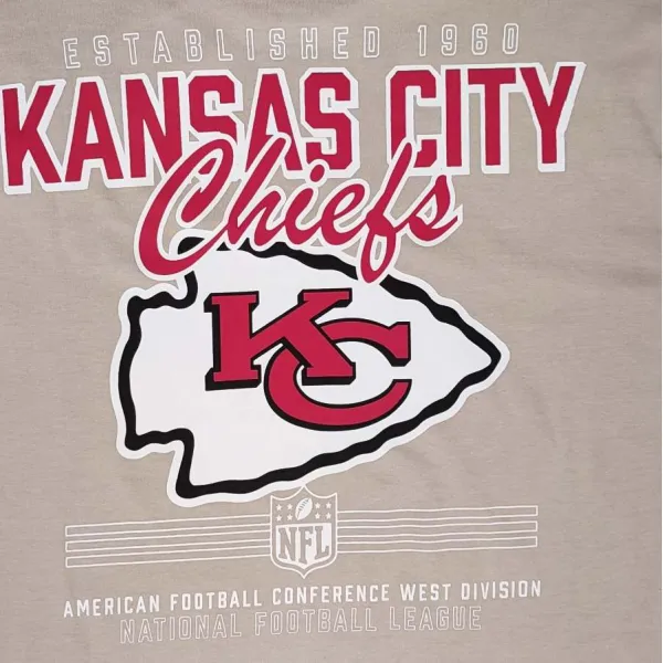 Camiseta Kansas City Chiefs Oversized NFL Graphic logotipo