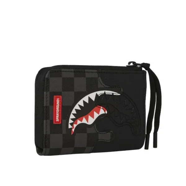 Cartera Sprayground Unfinished Shark Check
