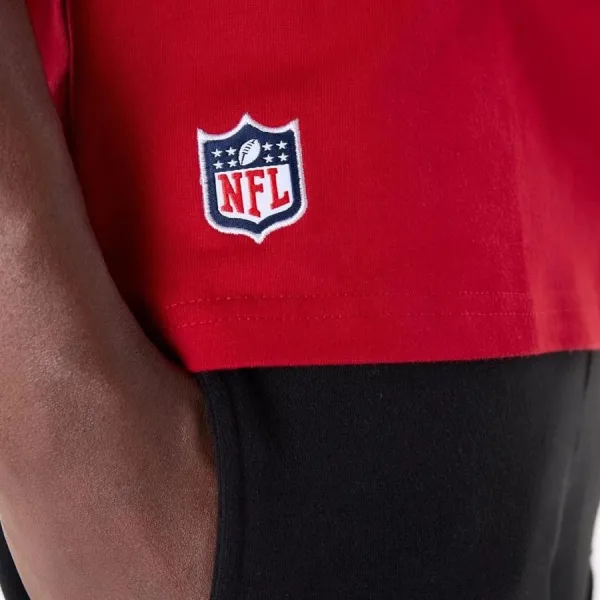 Camiseta San Francisco 49ers Oversized NFL Graphic roja, licencia