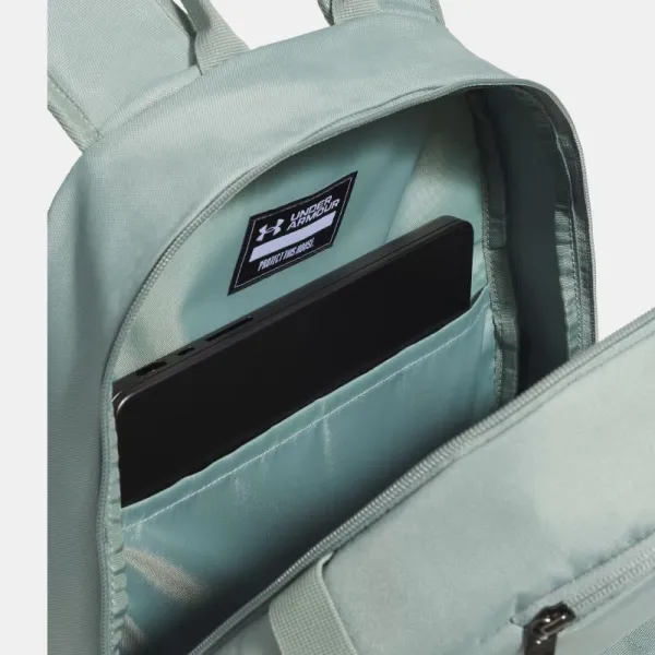 Mochila Under Armour verde Hustle Lite detalle