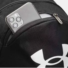 Mochila Under Armour negra Hustle Lite detalle