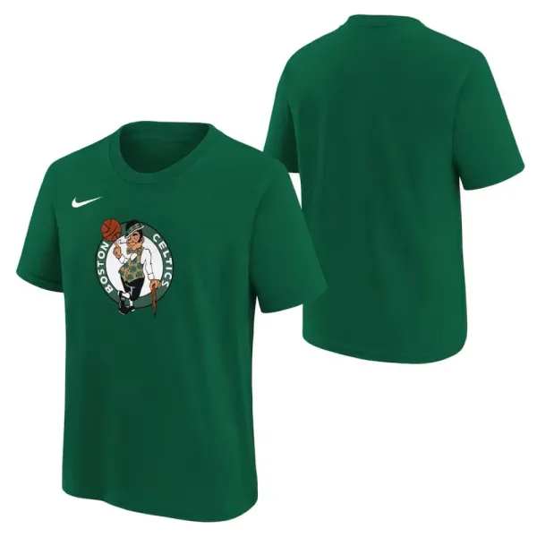 Camiseta Boston Celtics essential logo, verde junior principal