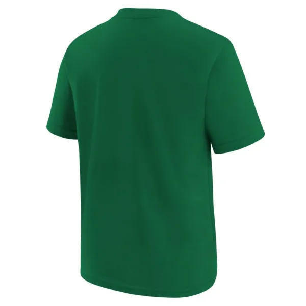 Camiseta Boston Celtics essential logo, verde junior espalda
