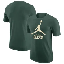 Camiseta Milwaukee Bucks Jordan essential logo junior, principal