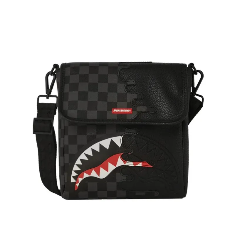 Bolso Bandolera Sprayground Unfinished Shark Check