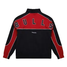 Chaqueta Chicago Bulls NBA mesh Nylon Jacket MItchell and Ness espalda