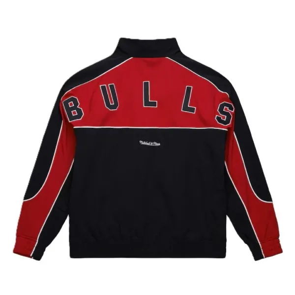 Chaqueta Chicago Bulls NBA mesh Nylon Jacket MItchell and Ness espalda